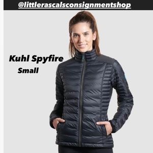 KUHL SPYFIRE BLACK JACKET SMALL RAVEN 2064